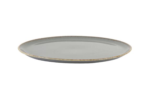 Тарелка для пиццы DARK GREY фарфор, d 320 мм, h 23 мм, серый Seasons Porland 162932 темно-серый
