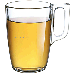 Кружка «Волюто»; стекло; 400мл; D=11.1,H=12.3см; прозр. Arcoroc L3696