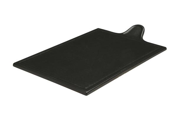 Блюдо для сыра BLACK фарфор, 180х300 мм, h 8 мм, черный Seasons Porland 358130 черный