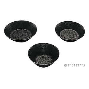 Форма д/выпечки (3шт); сталь; D=35,H=15мм; коричнев. Paderno 47747-11