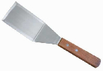 Лопатка 110х72 мм 295 мм острые края нерж. с дерев. ручкой P.L. Proff Cuisine JQ-OT138