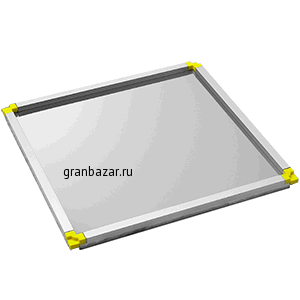 Рама конд.60*40см,h=2см черная MATFER 370109