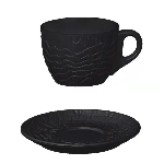 Чайная пара Black Raw Wood 300 мл P.L. Proff Cuisine [6] 53597/53598 к=24/6