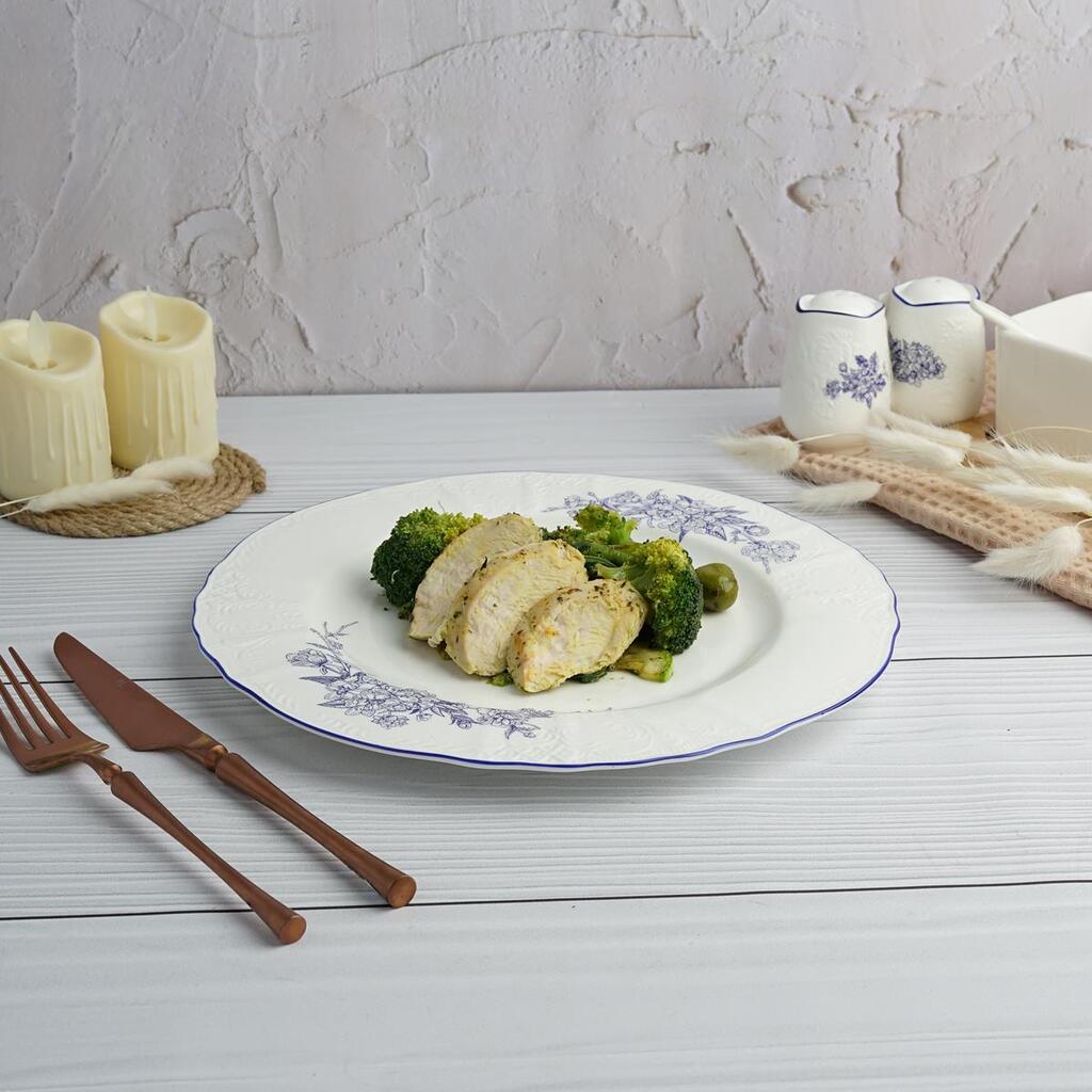 Тарелка Sea Flower d 270 мм h17 мм P.L. Proff Cuisine NY-YQA4767B-S-10.5X6 [6]