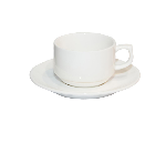 Чайная пара 180 мл Barista (Бариста) белая P.L. Proff Cuisine [4] F0996+F2032