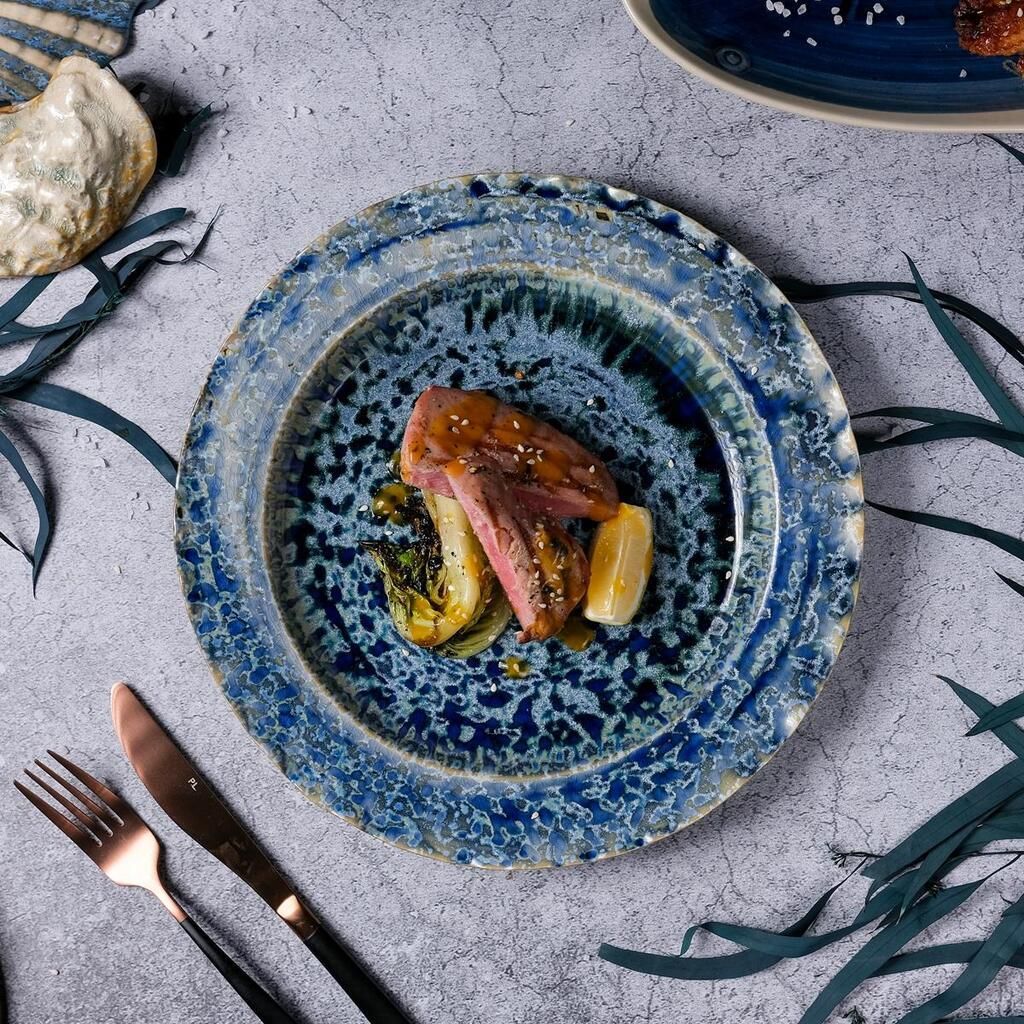 Тарелка Frosty Velvet Northern Blue Frutti di Mare d 285 мм h35 мм P.L. Proff Cuisine QB23171004