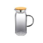 Кувшин Thermo Glass 1 л. с крышкой бамбук + сетка нерж Wilmax /1/18/ 888207
