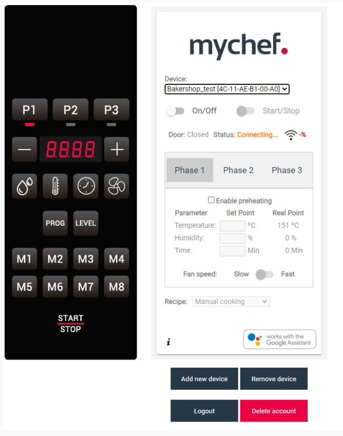 Пароконвектомат Distform MyChef Bakershop 10 EN (600х400)