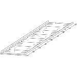 Держатель для гастроемкостей Assum ПГ-15/3 (1440х330х40) (GN 1/6 - 8 шт)