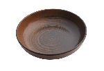 Салатник полуглубокий BROWN фарфор, d 160 мм, h 39 мм Porland 368117 LYKKE BROWN