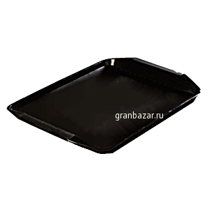Поднос д/Фаст Фуд; пластик; H=25,L=450,B=320мм; черный Prohotel ZBL-804bl