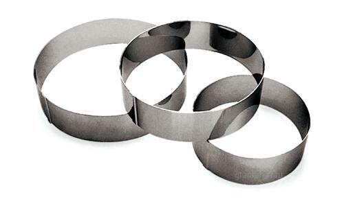 Кольцо кондитерское; сталь нерж.; D=60 мм, H=60 мм; металлич. Paderno 47534-06