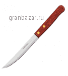 Нож д/стейка; сталь нерж.,дерево; L=11см; металлич.,коричнев. Prohotel AM02306-01