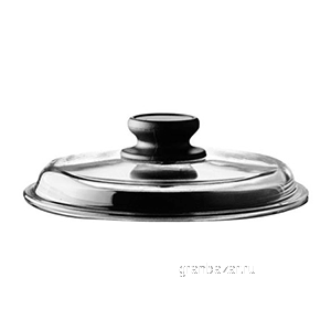 Крышка; стекло; D=32см; прозр.,черный Risoli 000200/32000