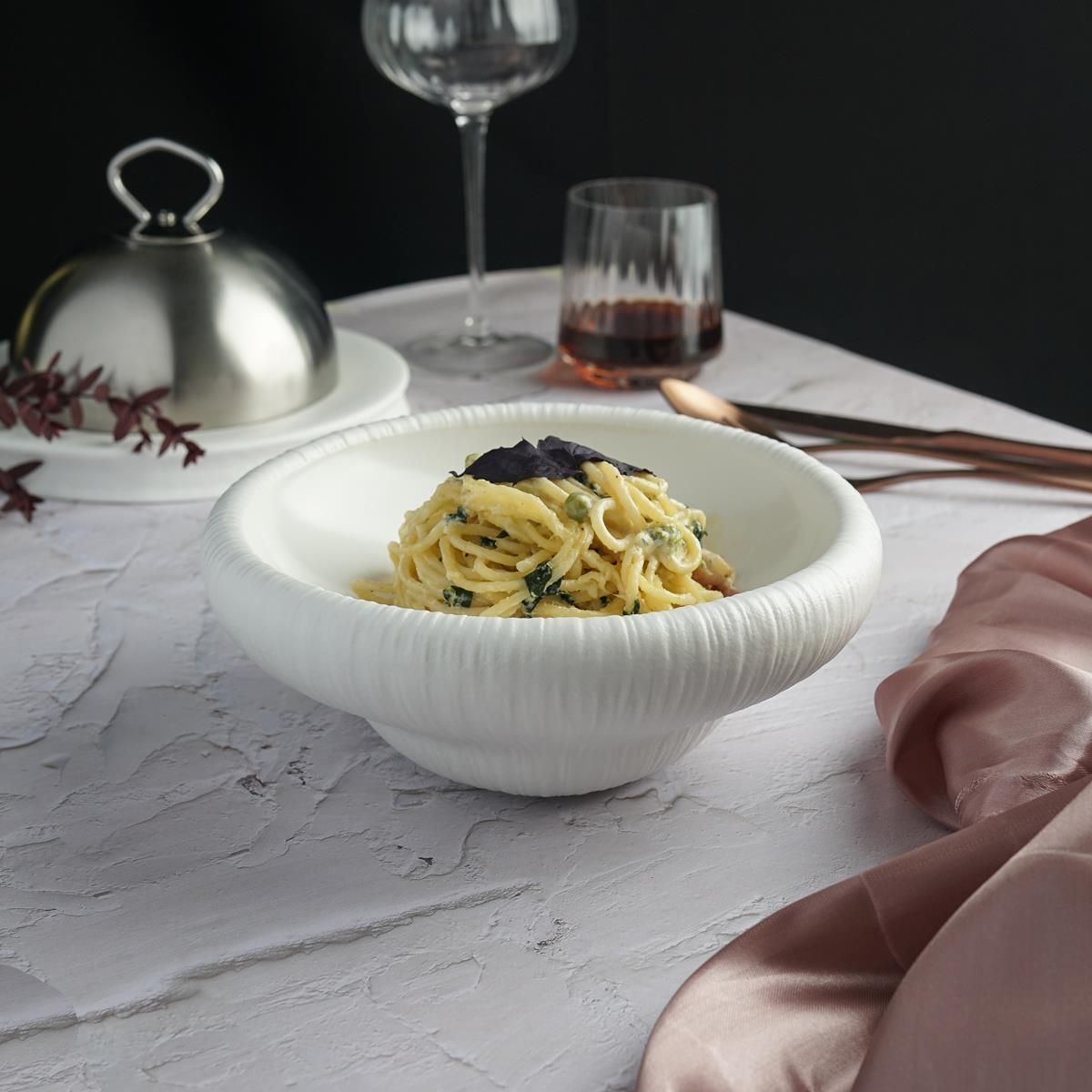 Салатник White Moon 600 мл d=200 мм фарфор P.L. - Proff Cuisine ZA0510-8-ME