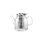 Чайник заварочный с откидной крышкой и колбой Thermo Glass стекл. нерж. 950 мл. Wilmax /1/18/ 888808