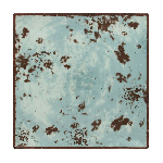 Тарелка RAK Porcelain Peppery квадратная 300х300 мм, h 20 мм, голубой цвет EDSQ30PBL