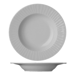 Тарелка глубокая «Нестор»; фарфор; 250мл; D=225,H=30мм; белый Lubiana 1819