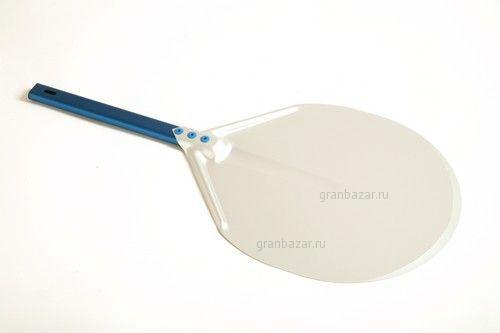 Лопата для пиццы d=320 мм l=600 мм с короткой ручкой, алюм. Gimetal A-32C