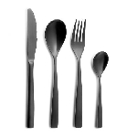 Вилка для торта BCN COLORS 18% BLACK, l 140 мм, черный COMAS 6105