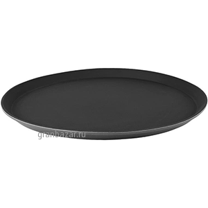 Поднос; стеклопласт.; D=40.5см; черный Cambro 1600TL110