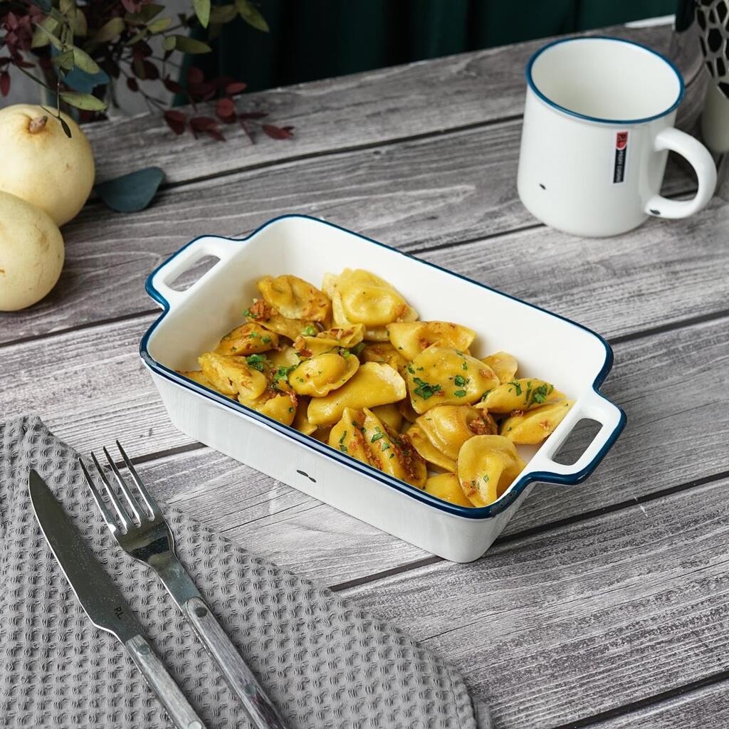 Блюдо прямоугольное с ручками Bakery Fusion 267х147 мм h55 мм 1050 мл P.L. Proff Cuisine WM5229126-SH108
