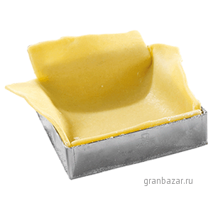 Форма конд. «Квадрат»; сталь нерж.; H=2,L=15см MATFER 371124