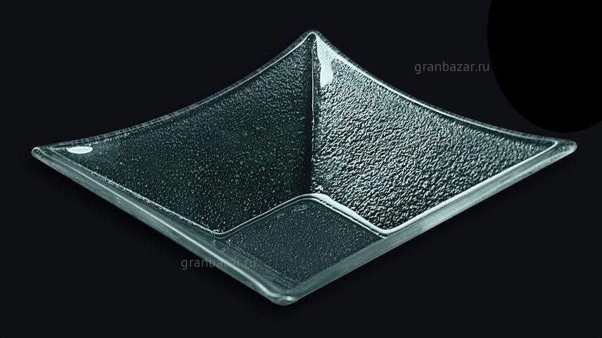 Салатник 130x130 мм прозр. стекло Glassware 3D /16/ 1414-1203-94-003