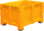 Big Box 1200х1000х760 сплошной, на ножках желтый
