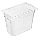 Гастроемкость 1/4 h=200 мм. 265х162 мм. 4,7 л. поликарб. прозрачная Gastroplast /1/24/