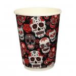 Стакан д/хол./гор., 0.4л, 90мм, h 135мм, с рис. Santa Muerte Soft Touch, картон Мистерия 360шт.