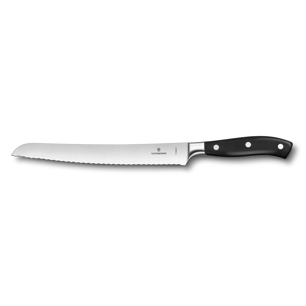 Нож для хлеба Grand Maitre 365 (230) мм, ширина 30 мм, ручка пластик, кованая сталь Victorinox 7.7433.23 (04070552)