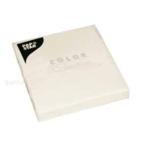 Салфетки 3х-слойн. 25*25см; бум. салфет.; H=2,L=13,B=13см; белый Pap Star 14275 20шт.