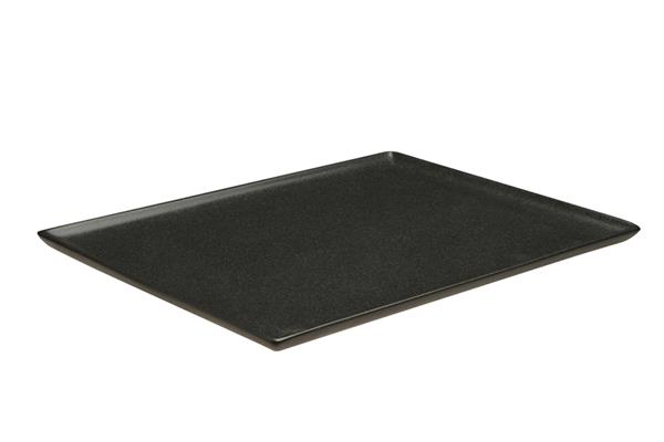 Блюдо прямоугольное BLACK фарфор, 350х260 мм, h 17 мм, черный Seasons Porland 358835 черный