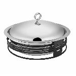 Блюдо для подачи с крышкой Fresh 12.24 1.3 л d 253 мм h150 мм нерж. P.L Proff Cuisine DCD 9259 SS