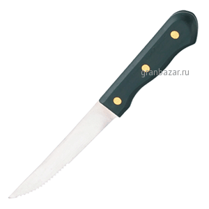 Нож д/стейка; сталь нерж.,дерево; черный Sunnex CSK/5NL