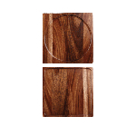 Блюдо деревянное двухстороннее Buffet Wood 335х335мм CHURCHILL ZCAWPB121