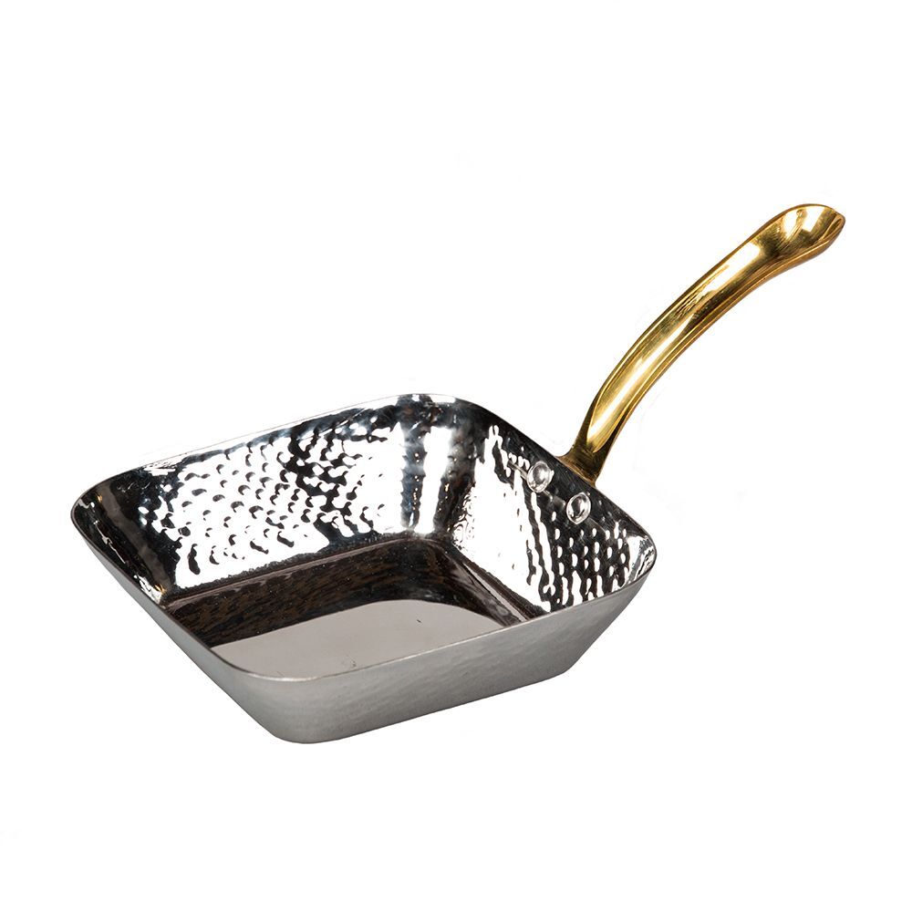 Сковородка порционная с ручкой 150х30 мм, нержавейка, P.L. Proff Cuisine SG-82240(B)