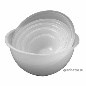 Миска; полипроп.; 4, 5л; D=290, H=140 мм; белый Paderno 47611-05