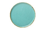 Тарелка для пиццы TURQUOISE фарфор, d 320 мм, бирюзовый Seasons Porland 162932 бирюзовый