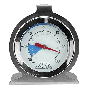 Термометр д/холодильника; сталь; D=61,H=70,B=35мм; металлич. ILSA 13130000IVV