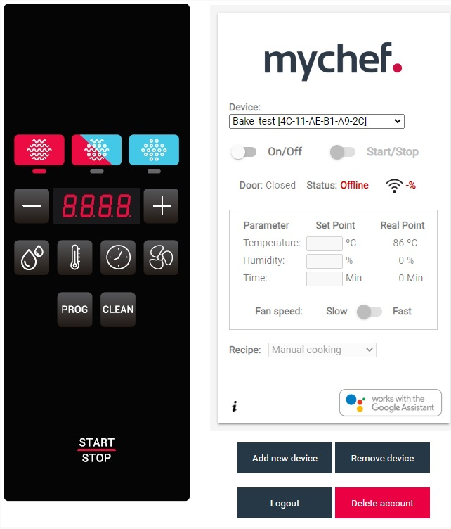 Пароконвектомат Distform MyChef Bake 10 EN (600х400)