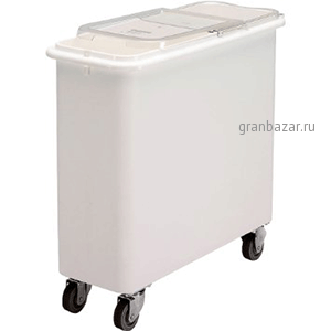 Контейнер д/сыпуч.продуктов; пластик; 102л; H=72.5,L=76.5,B=33см; белый Cambro IBSF27148