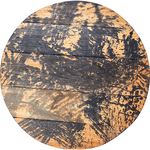 Доска для подачи; дуб; D=45,H=4см; черный PPwood Q107V-00B
