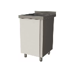 Ванна моечная односекционная цельнотянутая с бортом закрытая RESTOINOX ВМЦЗ-1/6/7-Б