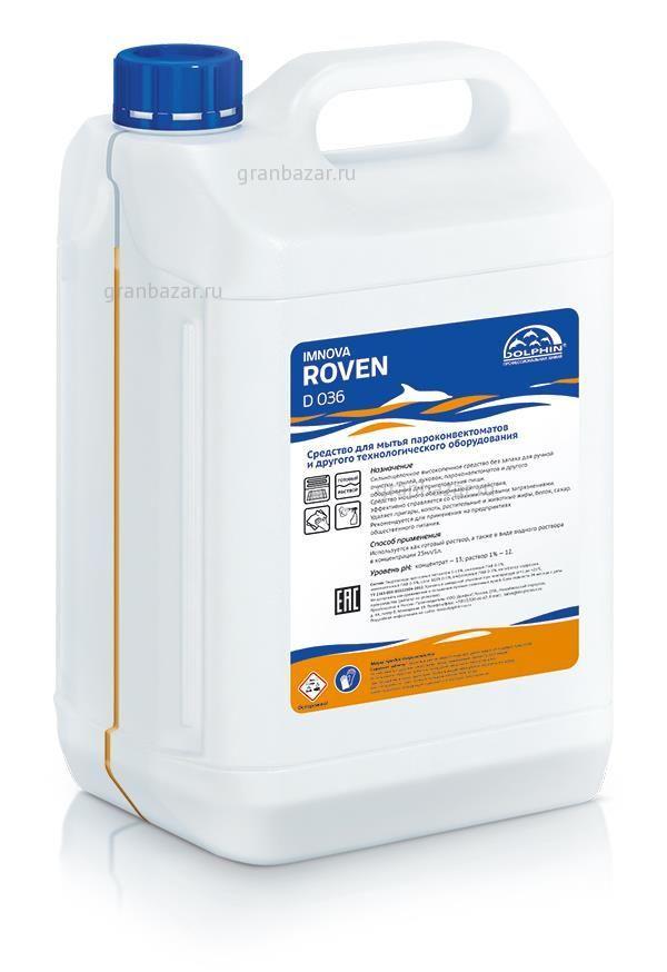 Средство моющее для грилей, духовок, пароконвектоматов 5 л. Roven Imnova /3/ Dolphin D036-5