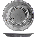 Блюдце «Лайфстиль»; фарфор; D=170мм, H=19мм; серо-голуб. Lilien Austria LSH9603