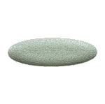 Блюдо овальное 14'' 356х114х21мм, зеленый Corone Nori [LQ-QK15295-GRE]