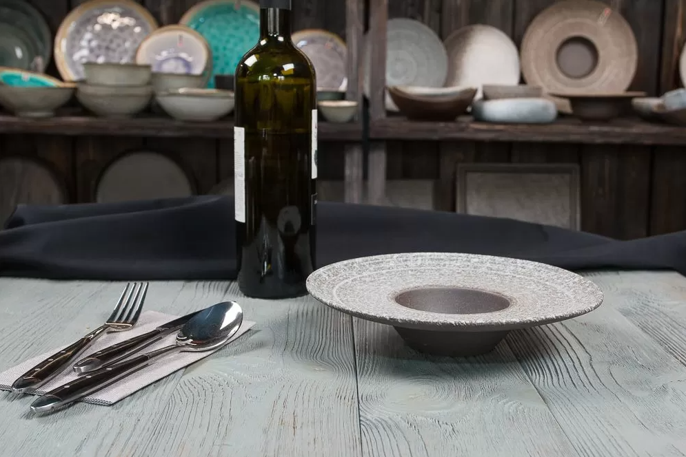 Тарелка Untouched Taiga для пасты/супа 100 мл, 220*50 мм, P.L. Proff Cuisine TYY16-228 18 шт/3шт
