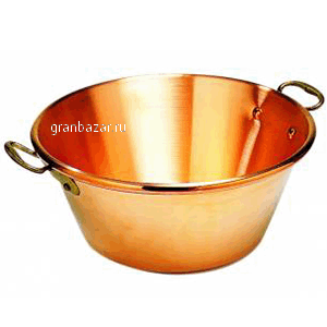 Миска; медь; 16.7л; D=40,H=20см MATFER 32114